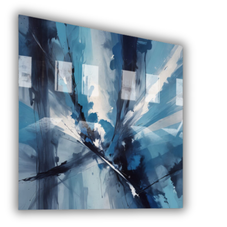 Celestial Waves Abstract Wall Art