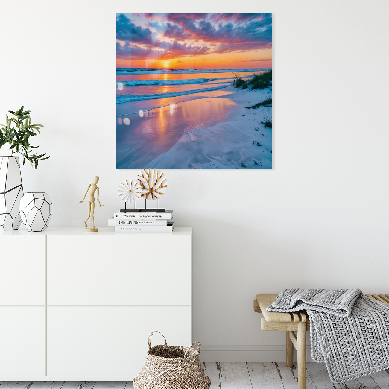Grayton Beach Florida Hanging Art Print