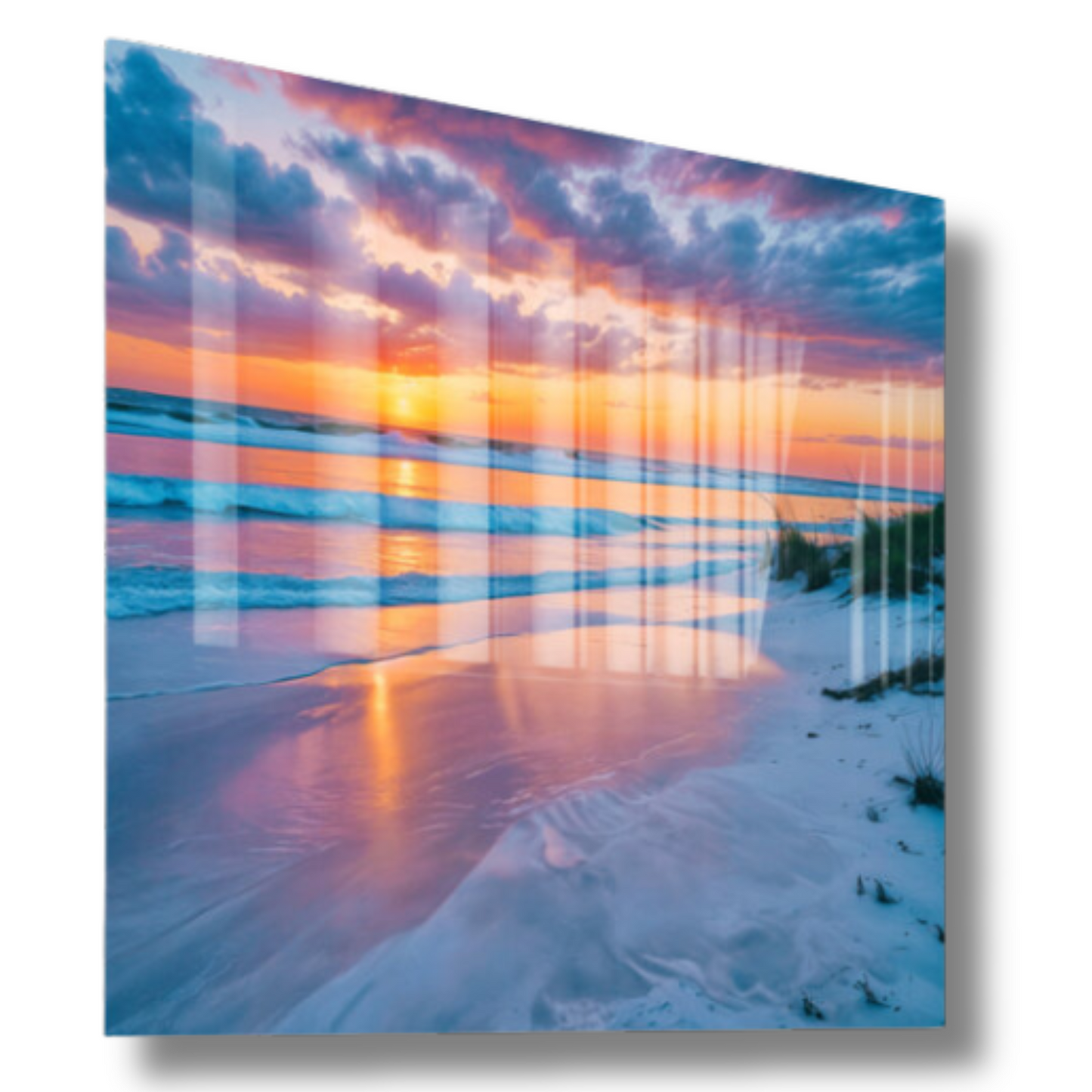 Grayton Beach Square Art Print
