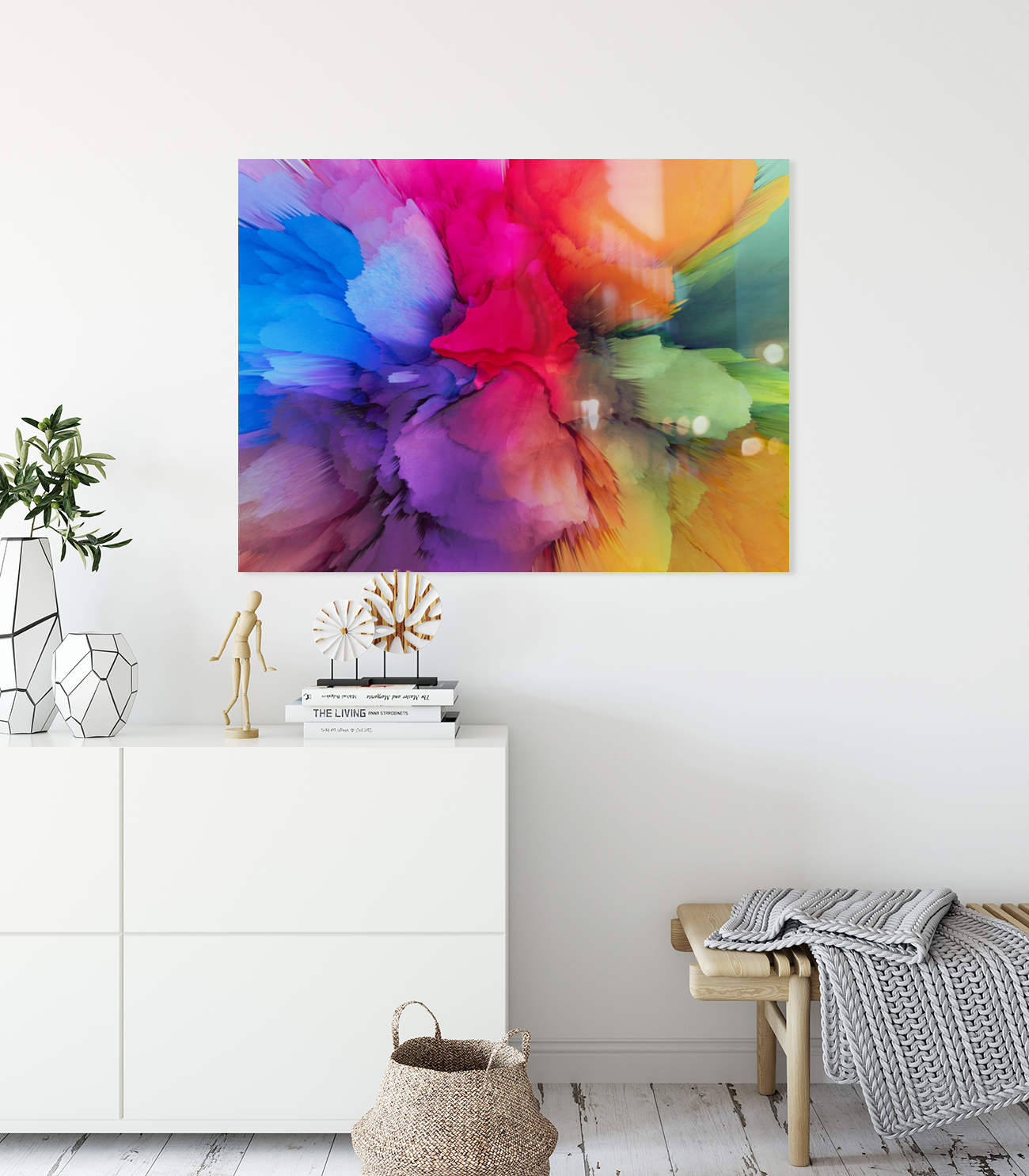 Light Awakening Abstract Wall Artwork