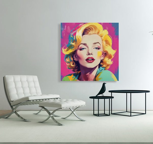 Marilyn Monroe Pop Art II Living Room
