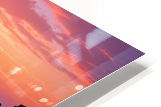 Pink Sunset Metal Wall Art Print