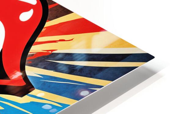 Rolling Stones Modern Pop Art Metal