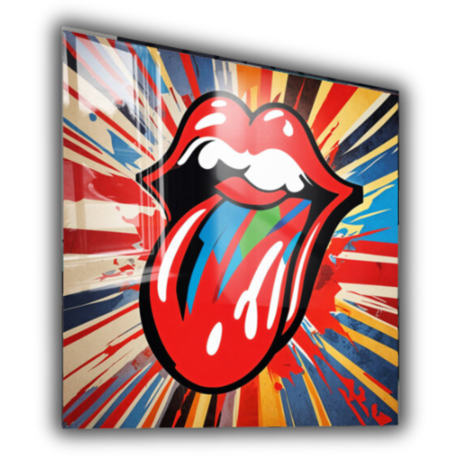 Rolling Stones Modern Pop Art Print