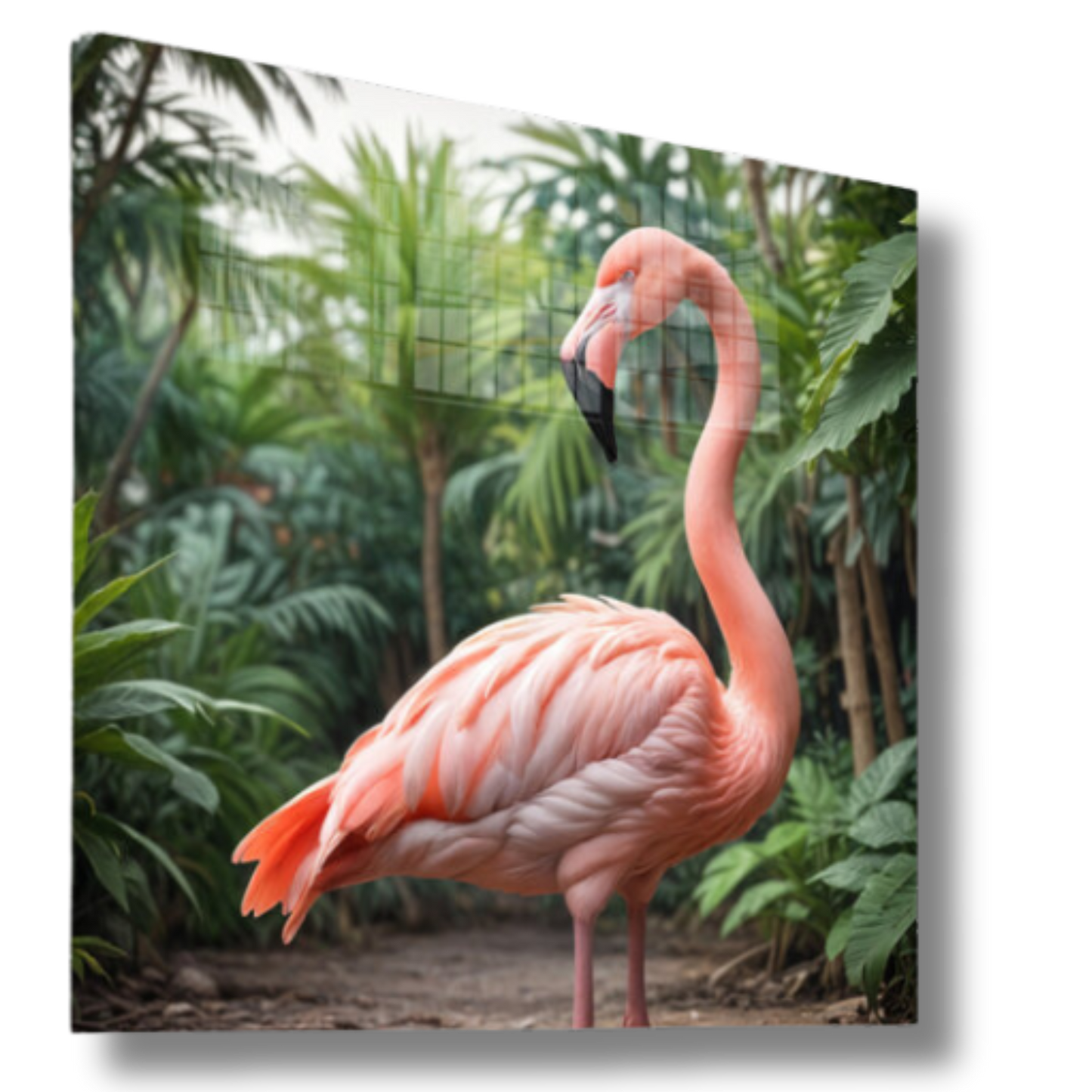 Tropical Majesty Flamingo Nature Art Print