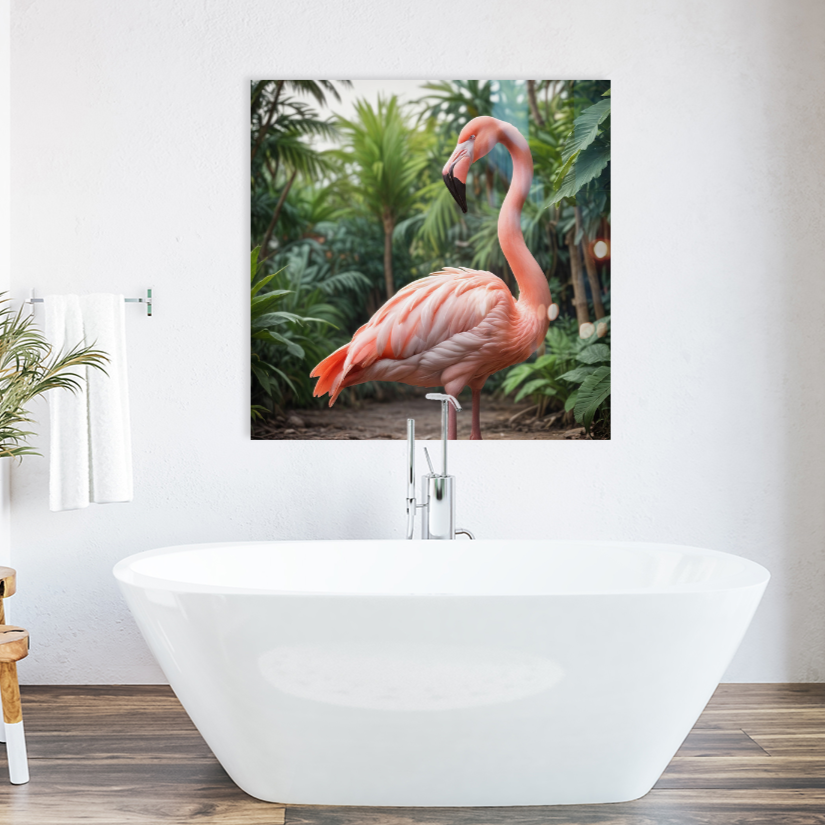 Tropical Majesty Flamingo Wall Art