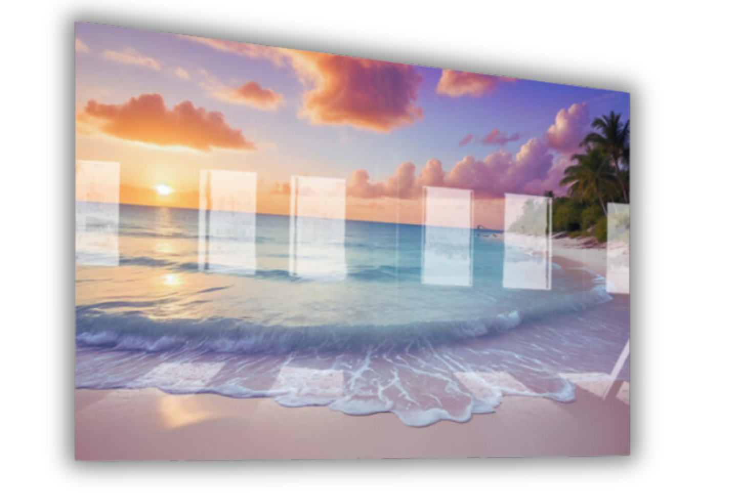Turks and Caicos Beach Sunset - Wall Art Print