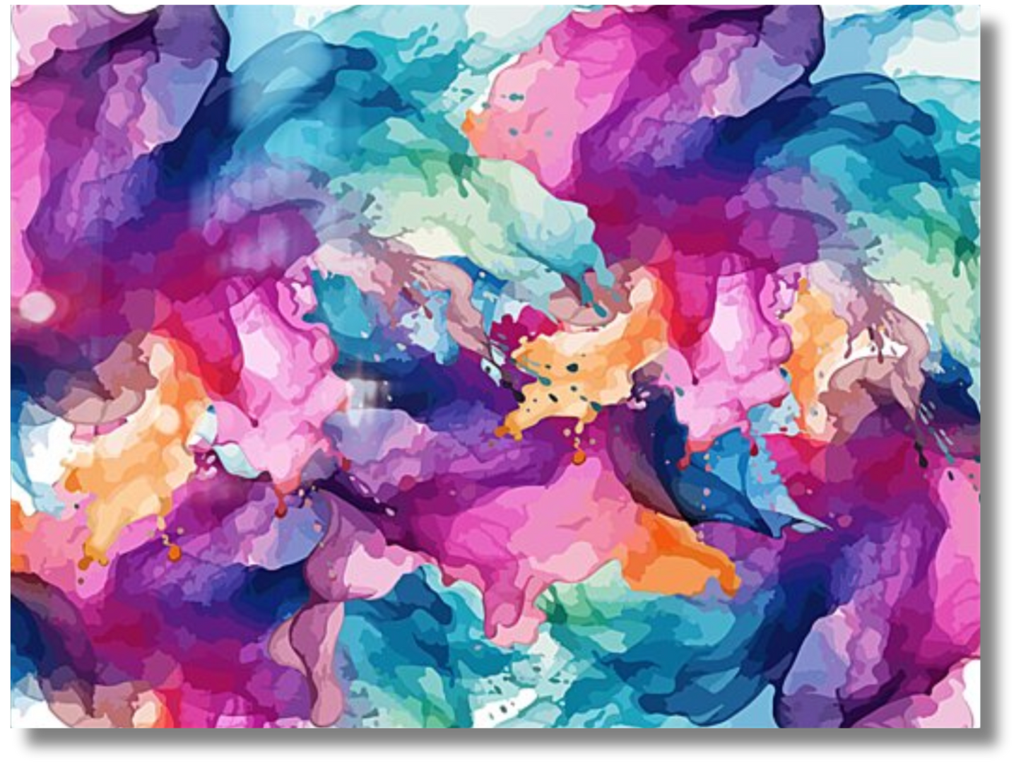 Vibrant Bliss Abstract Artwork
