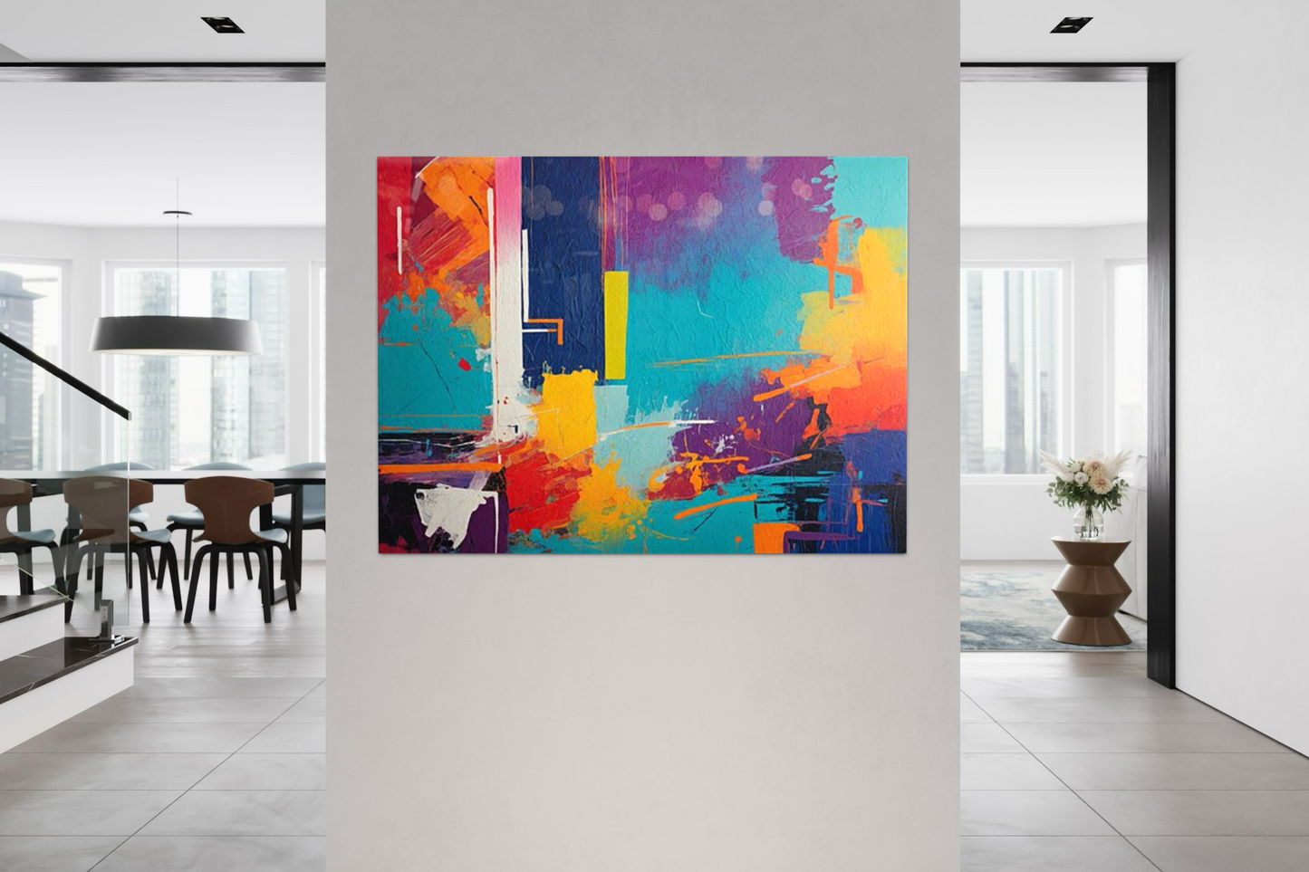 Vibrant Symphony Abstract