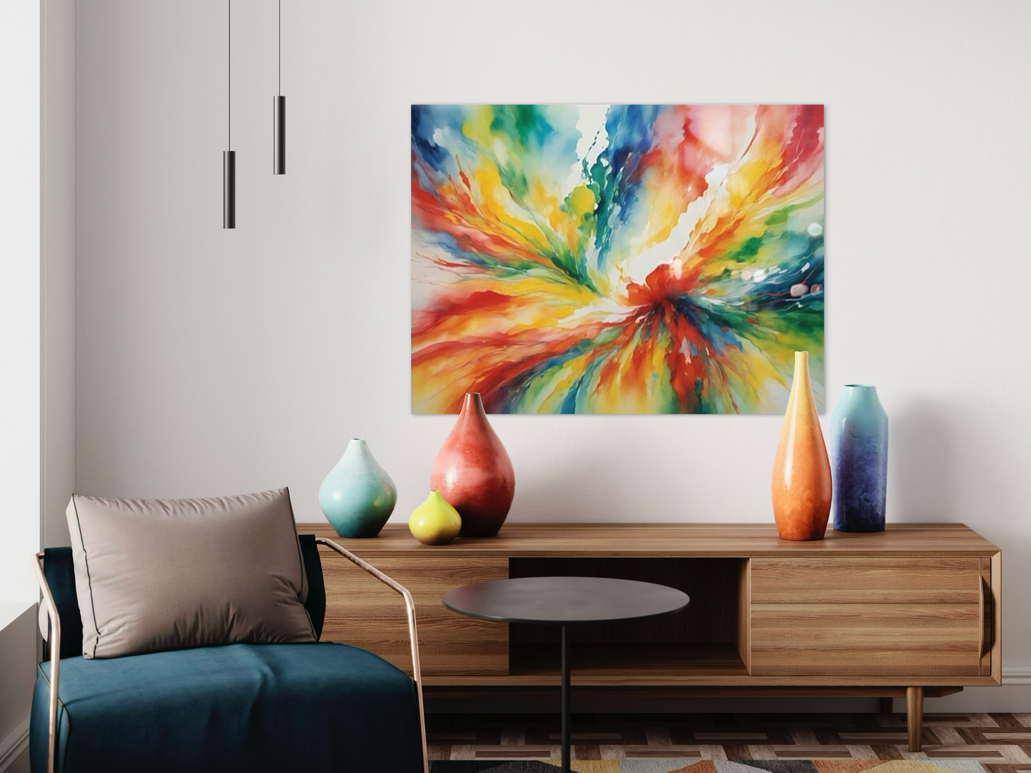 Whirlwind of Colors Wall Artwork
