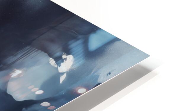 Blue Whispers Abstract Metal Wall Art