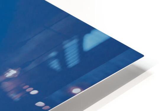  Blue Full Moon Echoes Metal Wall Art