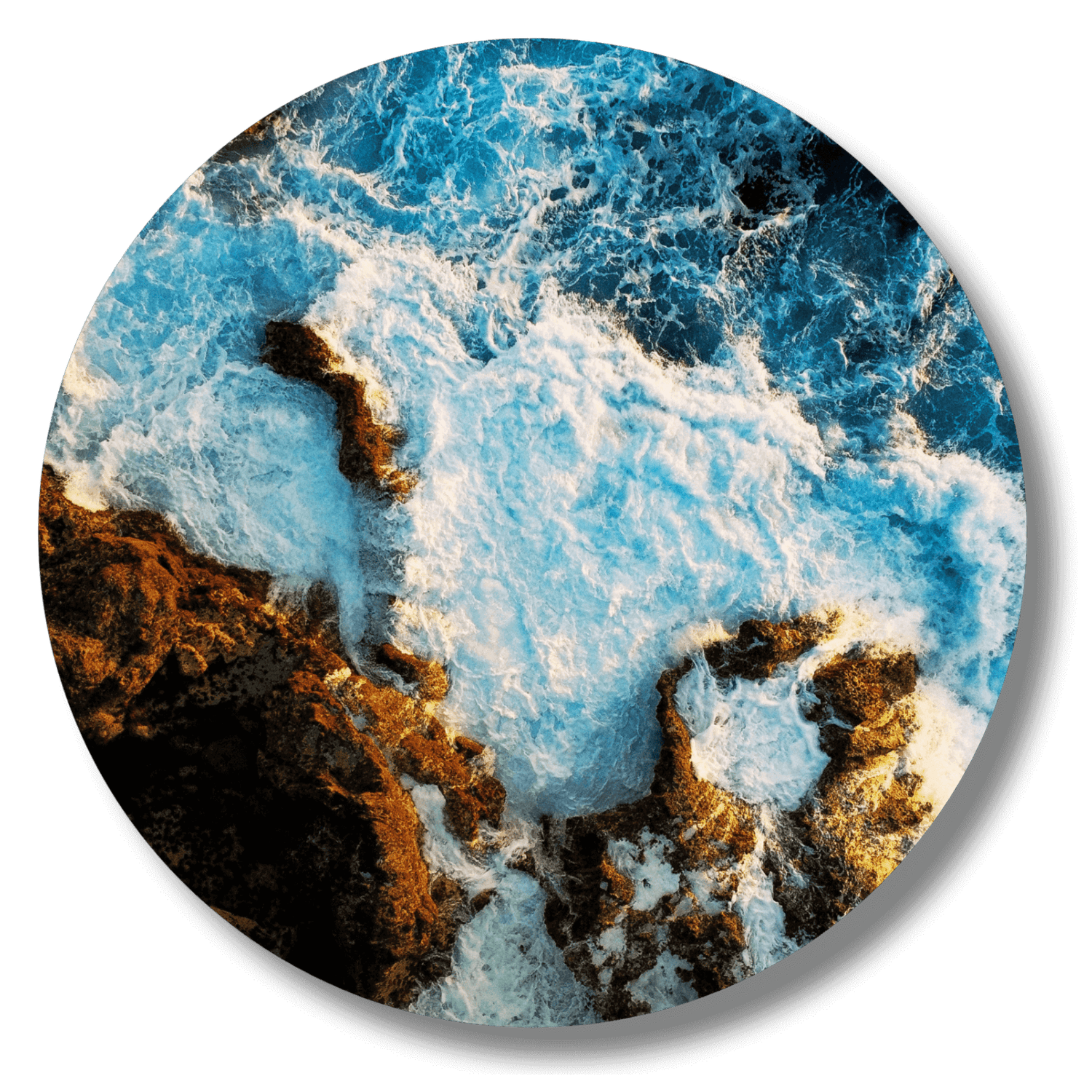 Breaking Waves - Metal Wall Art