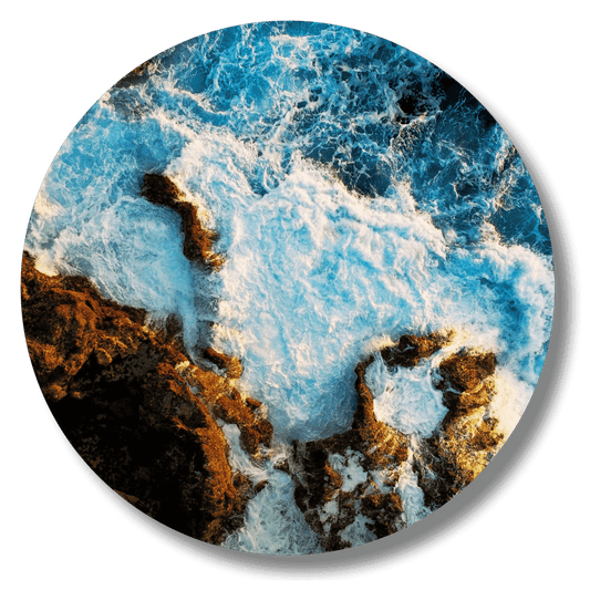 Breaking Waves - Metal Wall Art