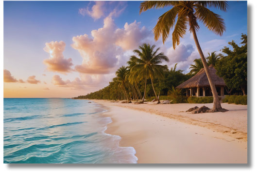 Cayman Islands Beach - Metal Print Wall Art