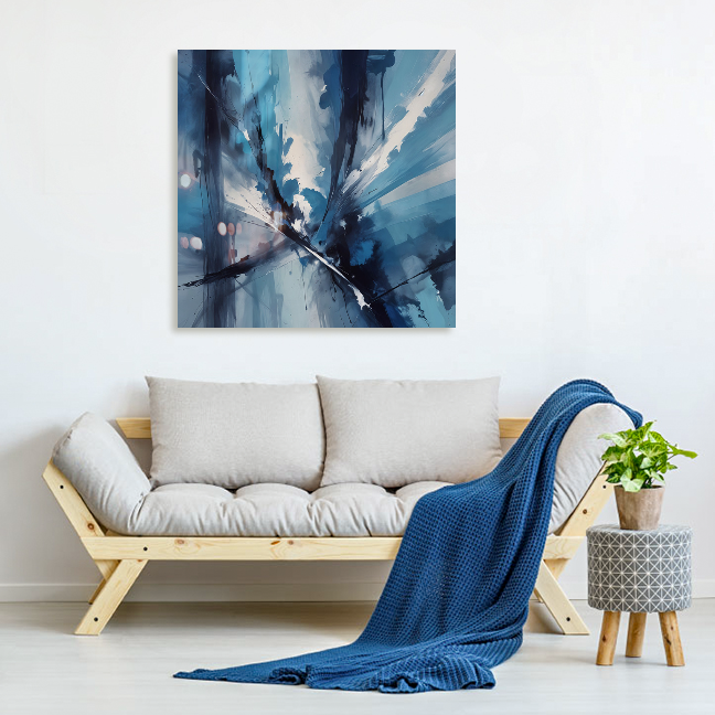Celestial Waves Abstract Hanging Wall Art