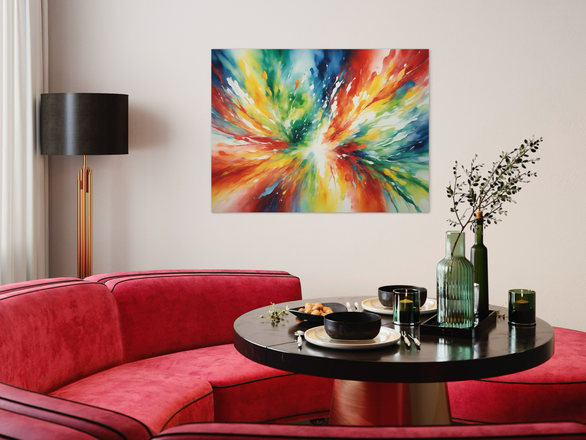 Enigmatic Flow Abstract Art