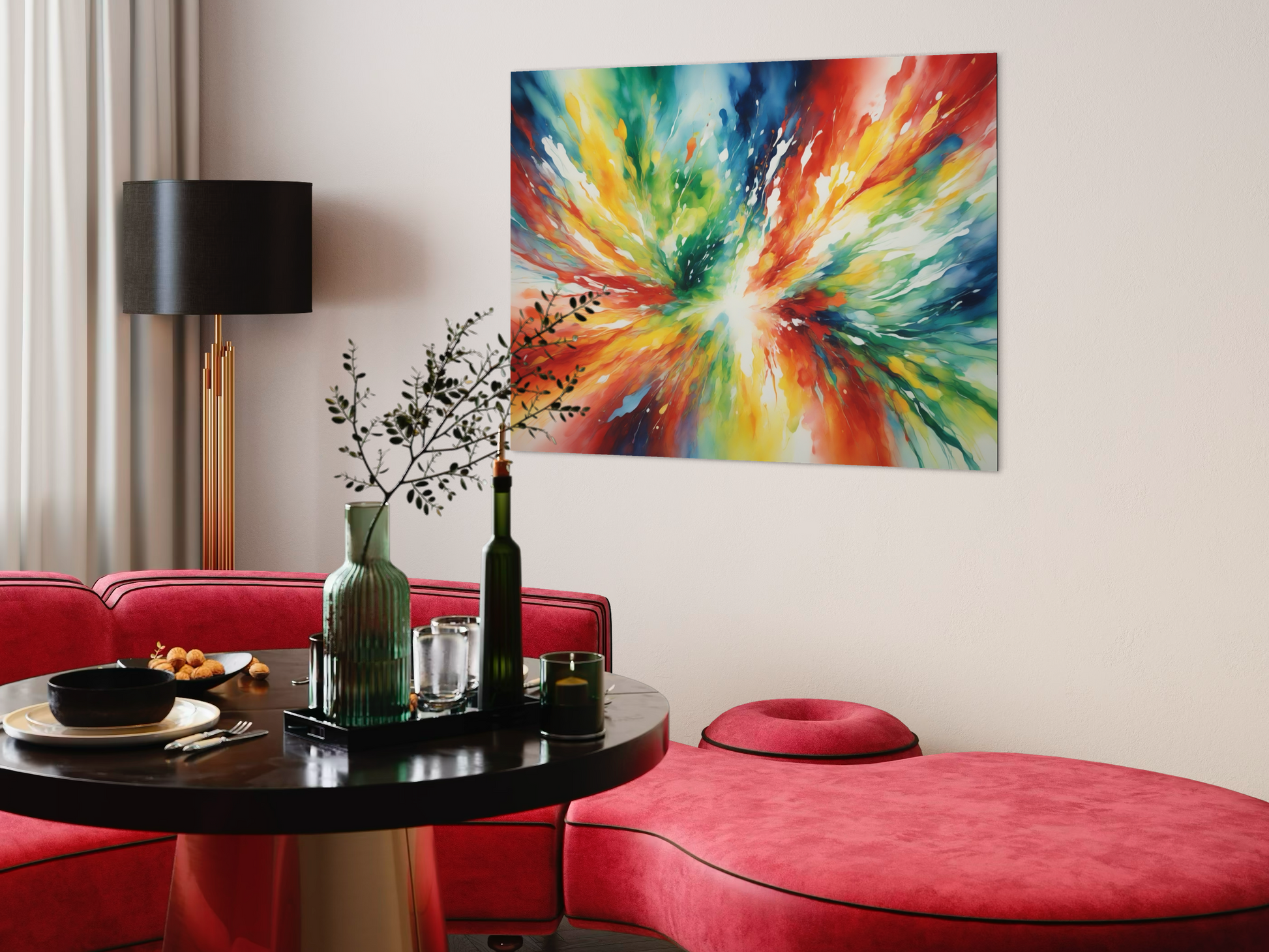 Enigmatic Flow Abstract Art Print
