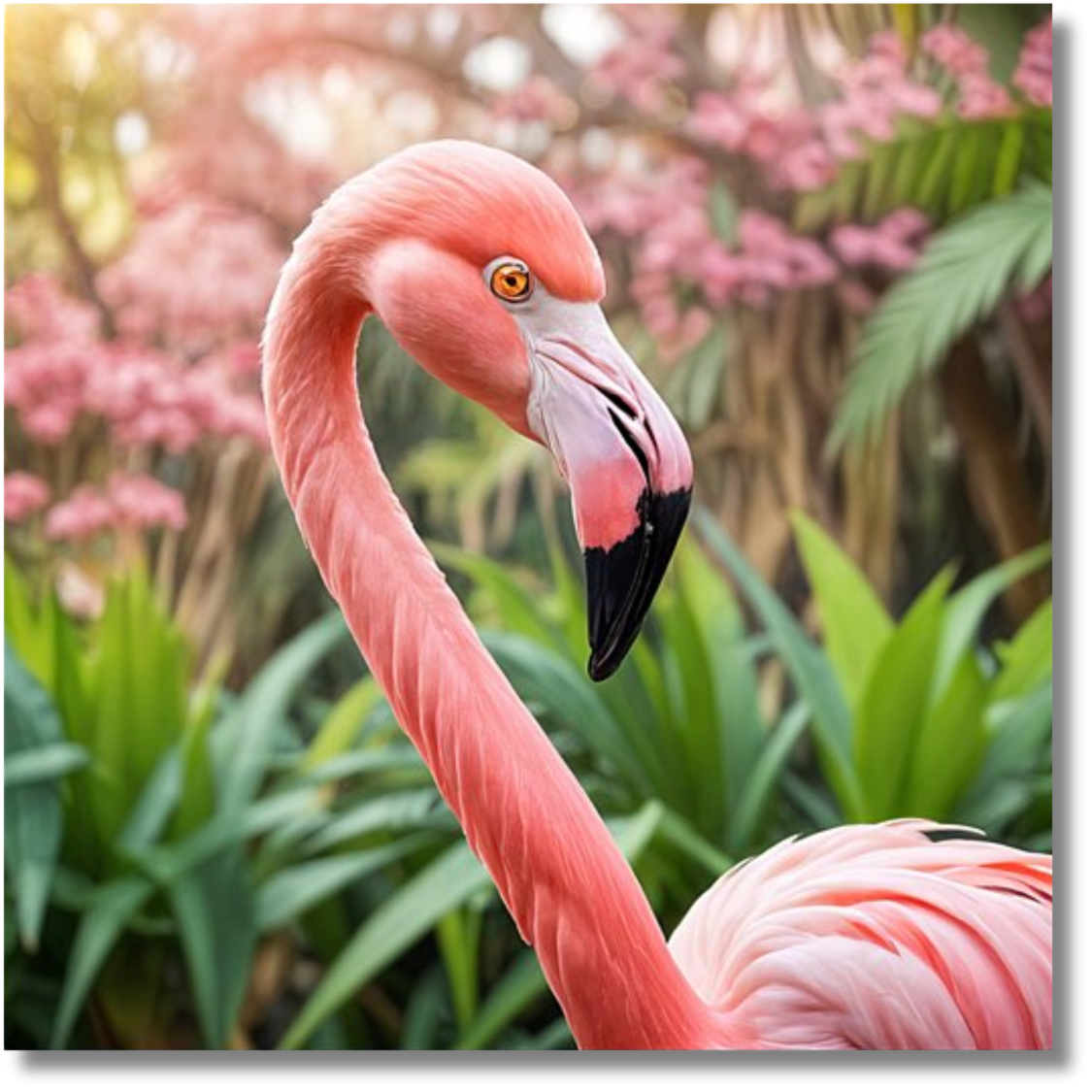 Flamingo Fantasia Nature Art