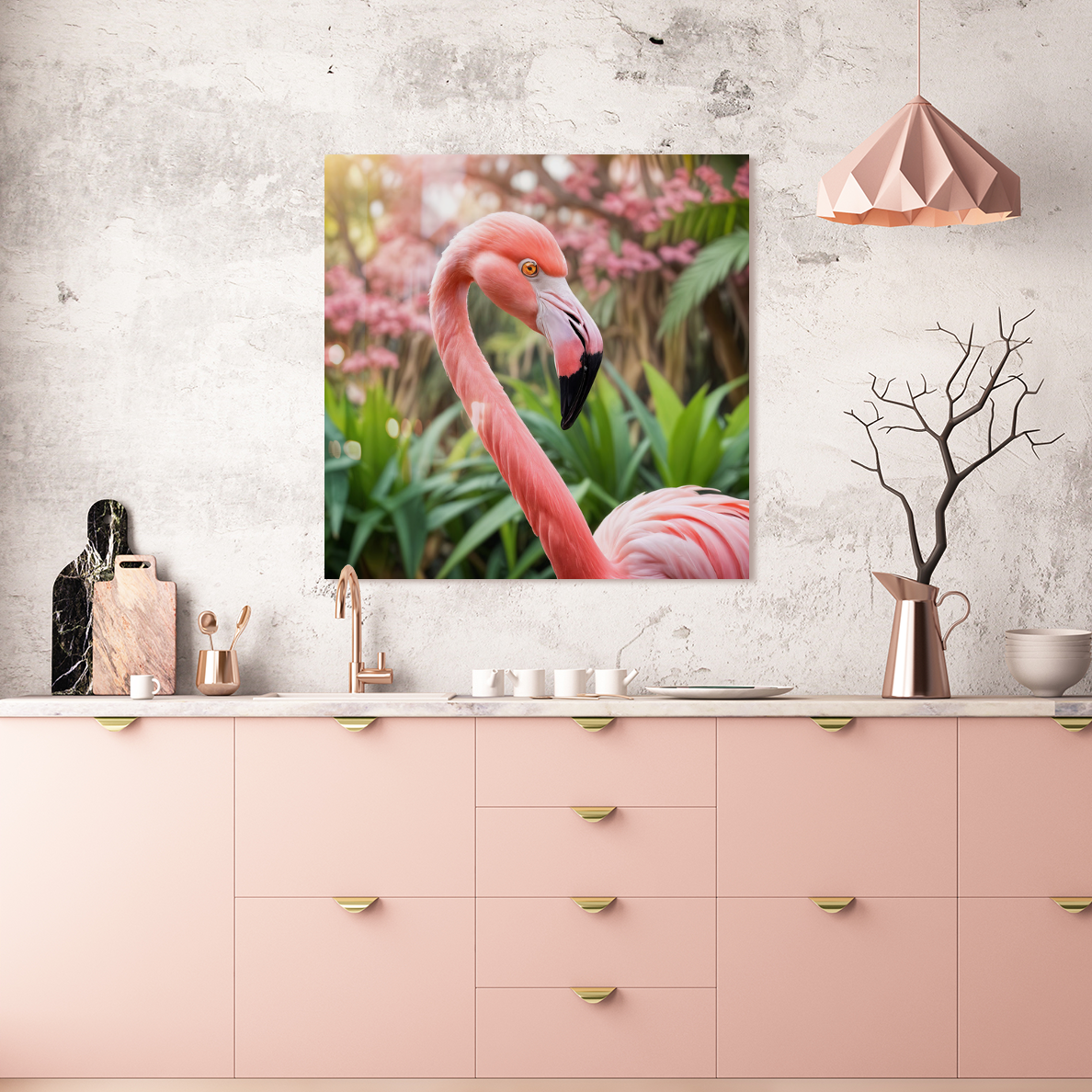 Flamingo Fantasia Pink Artwork