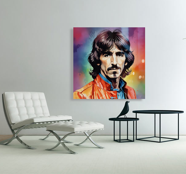 George Harrison Pop Art Living Room