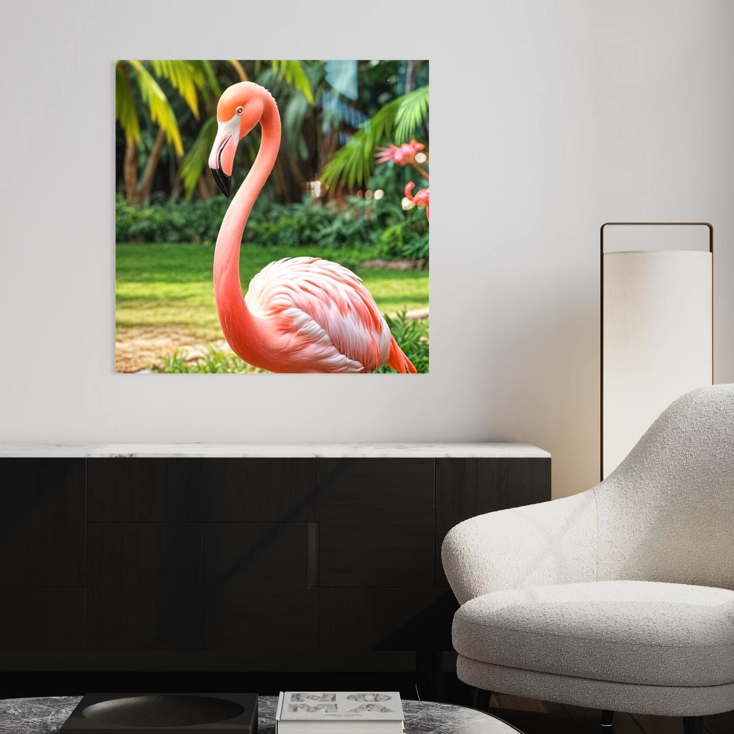 Grace in Pink Flamingo Artwork