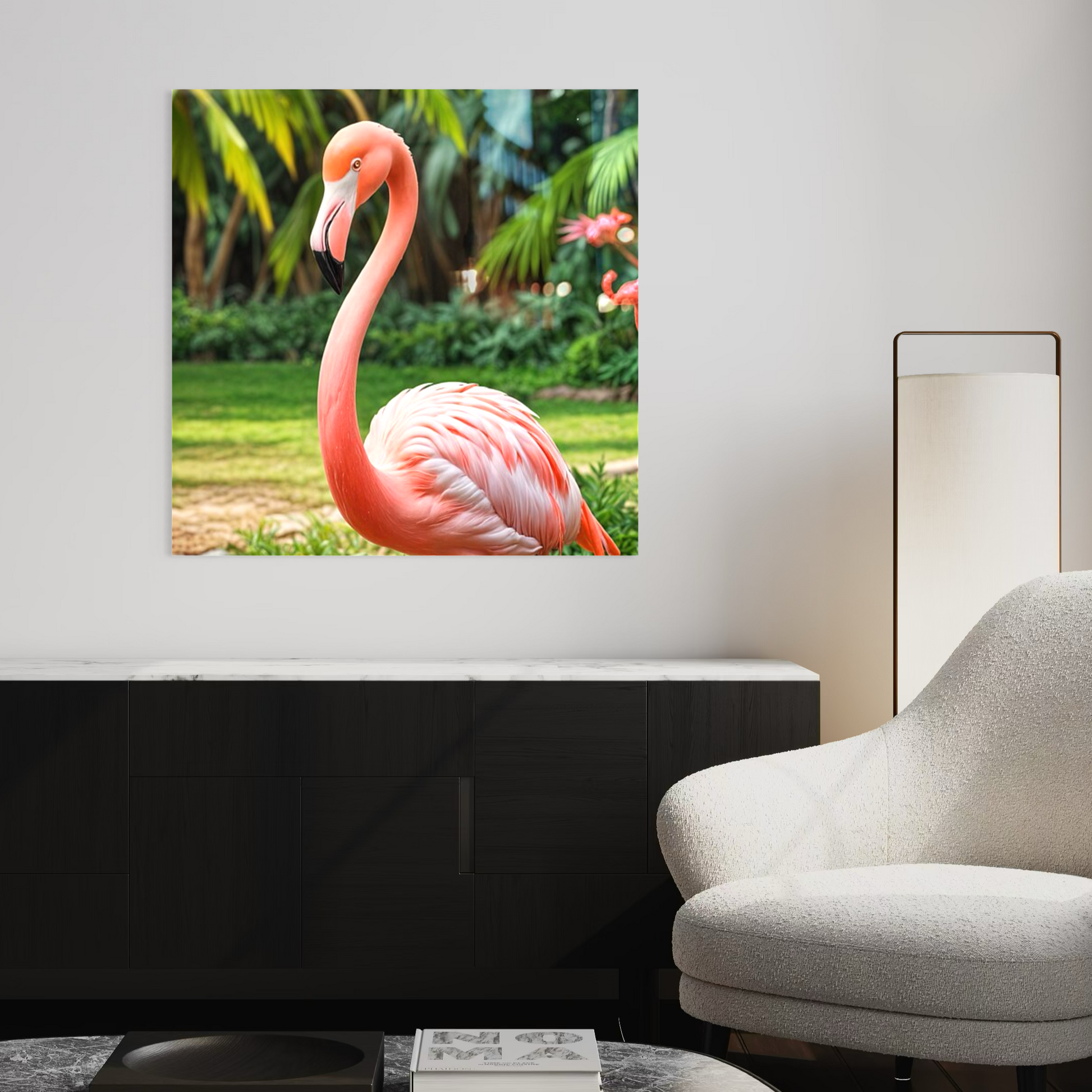 Grace in Pink Flamingo Artwork