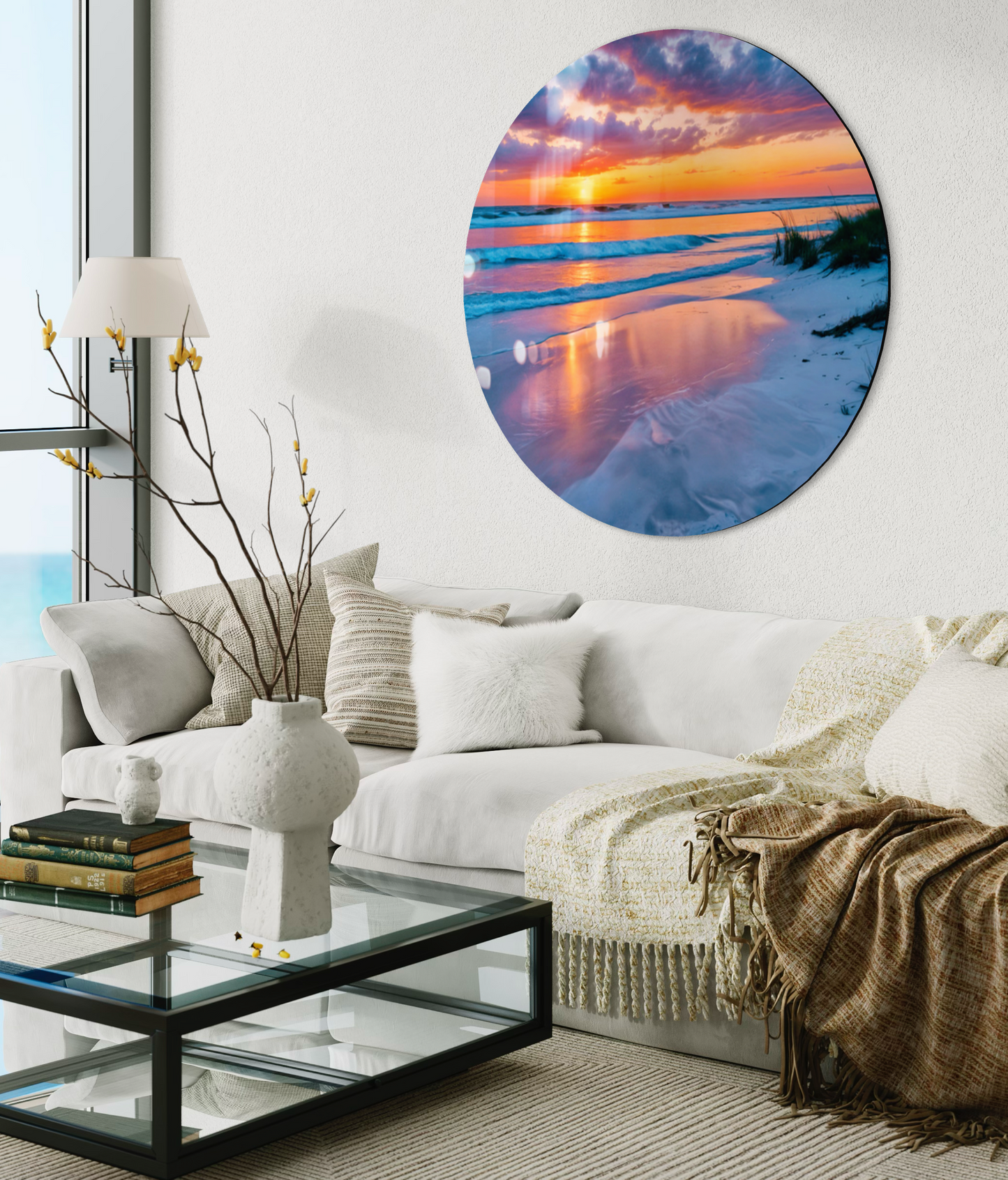 Grayton Beach Florida Sunset Living Room Art