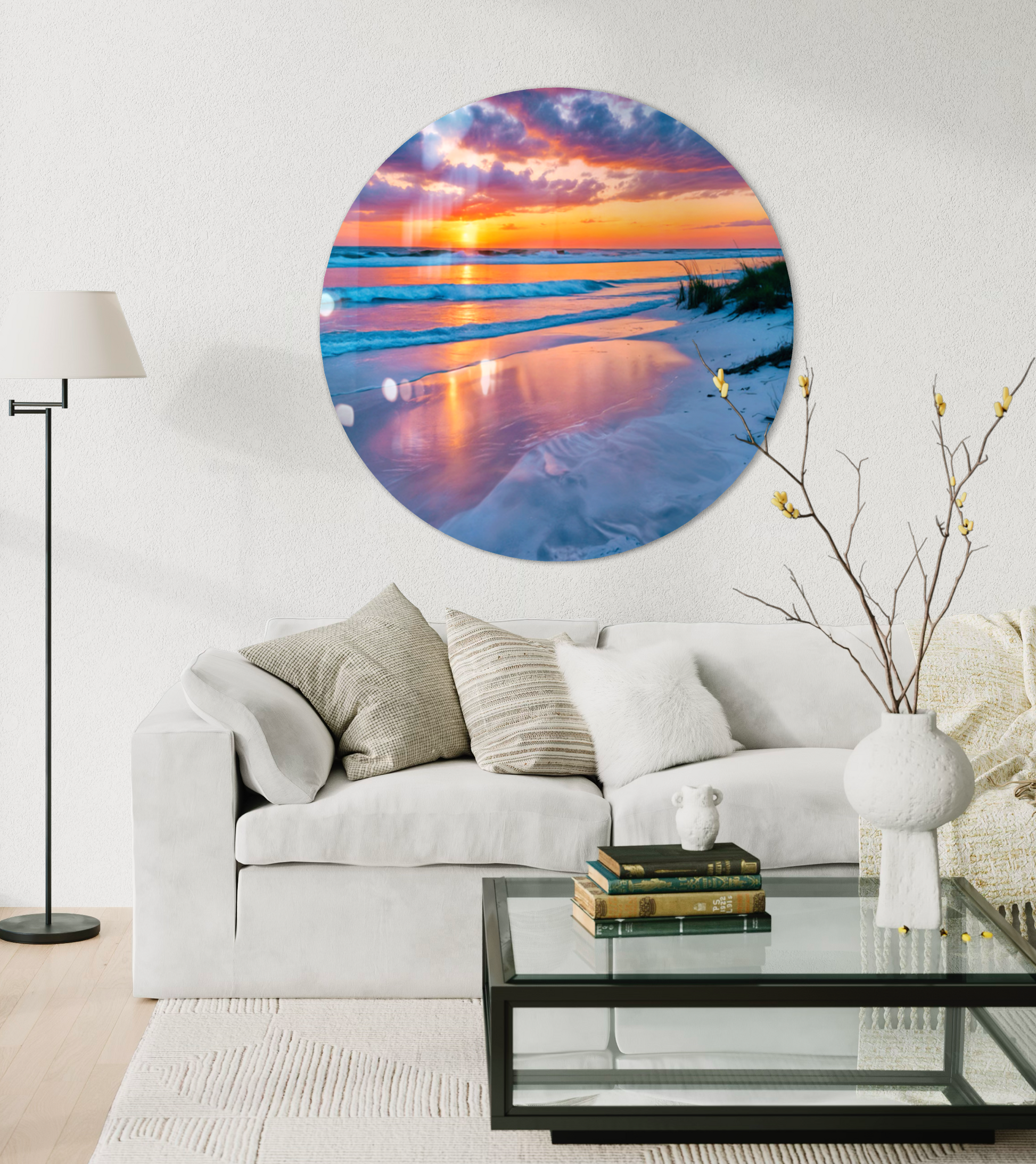 Grayton Beach Florida Sunset Wall Art Print