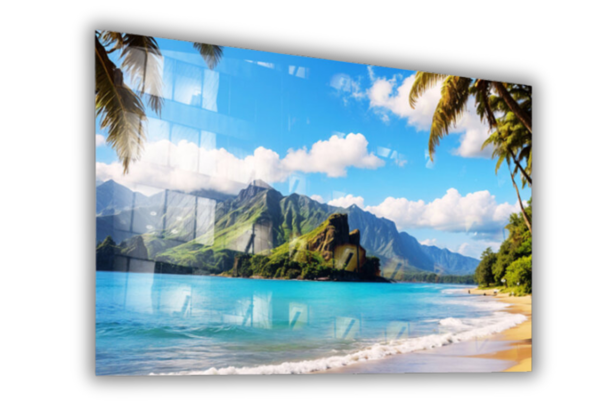 Hanalei Bay Hawaii Beach II Art Print