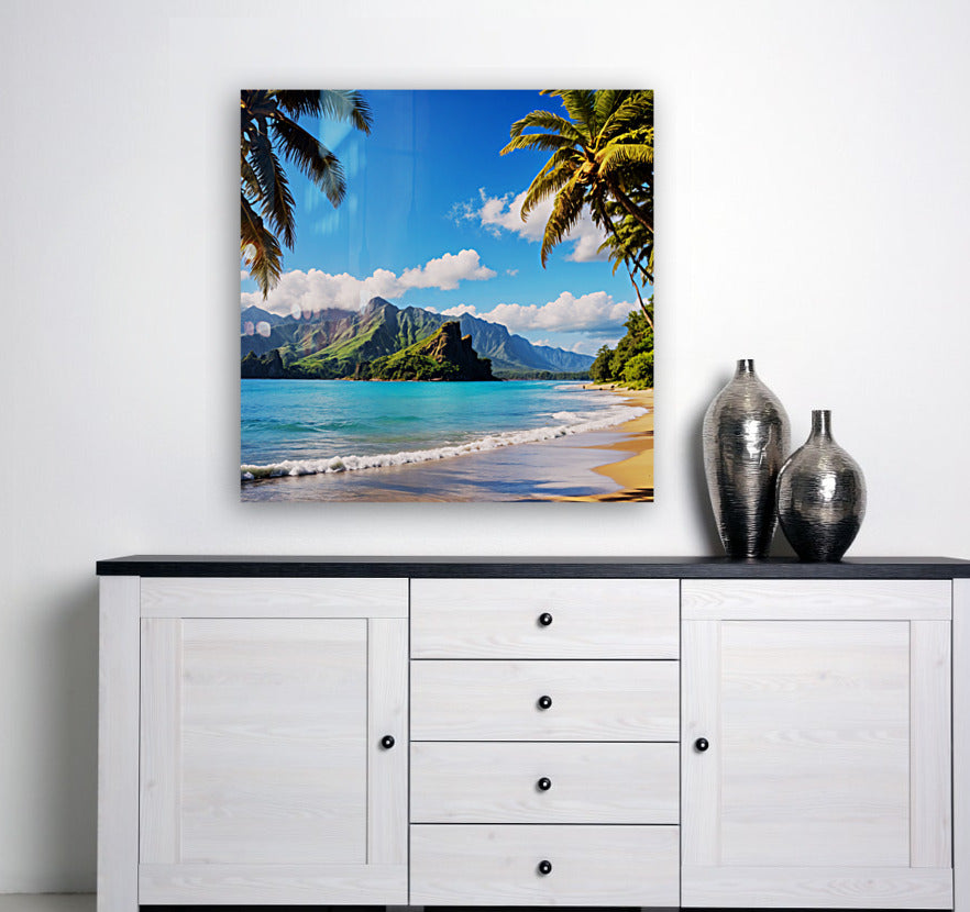 Hawaii Beach II Hanalei Hawaii Hanging Artwork