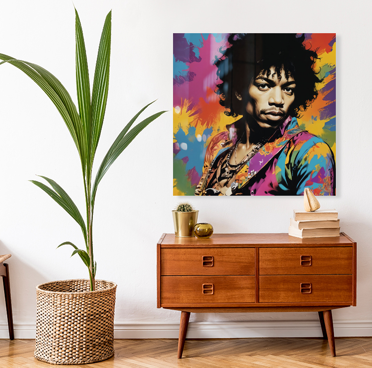 Jimi Hendrix Pop Art Print