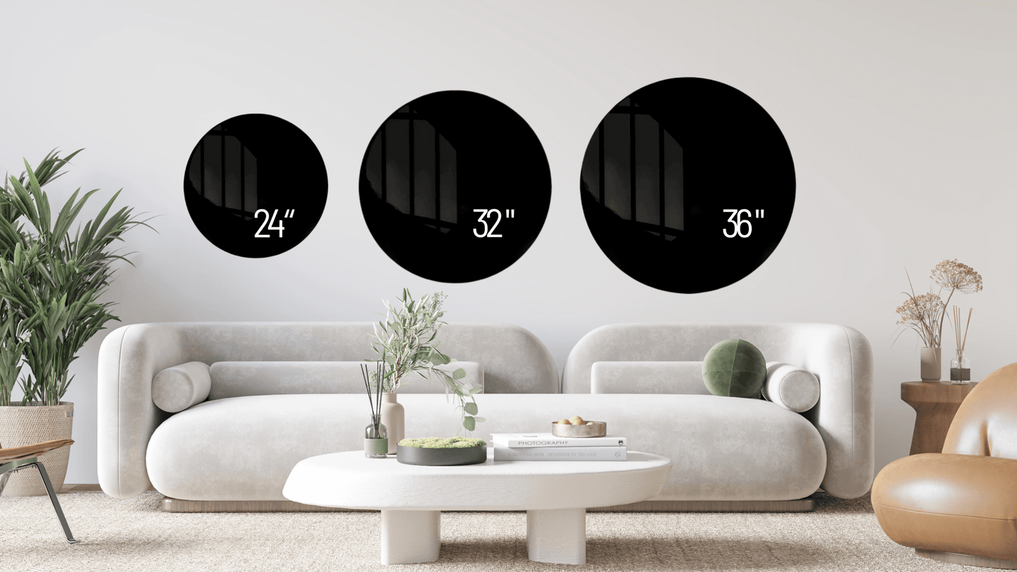 Round Metal Print Wall Art