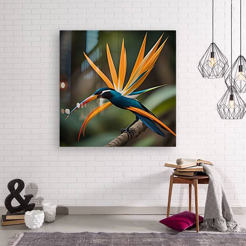 Mystic Bird Of Paradise Hanging Wall Art