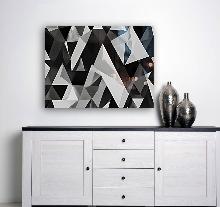 Mystic Reflections Abstract Wall Art Print