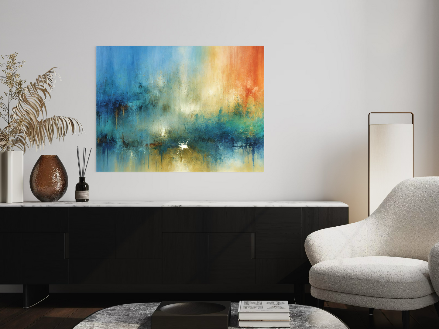 Mystic Maze Abstract Living Room 
Wall Art 