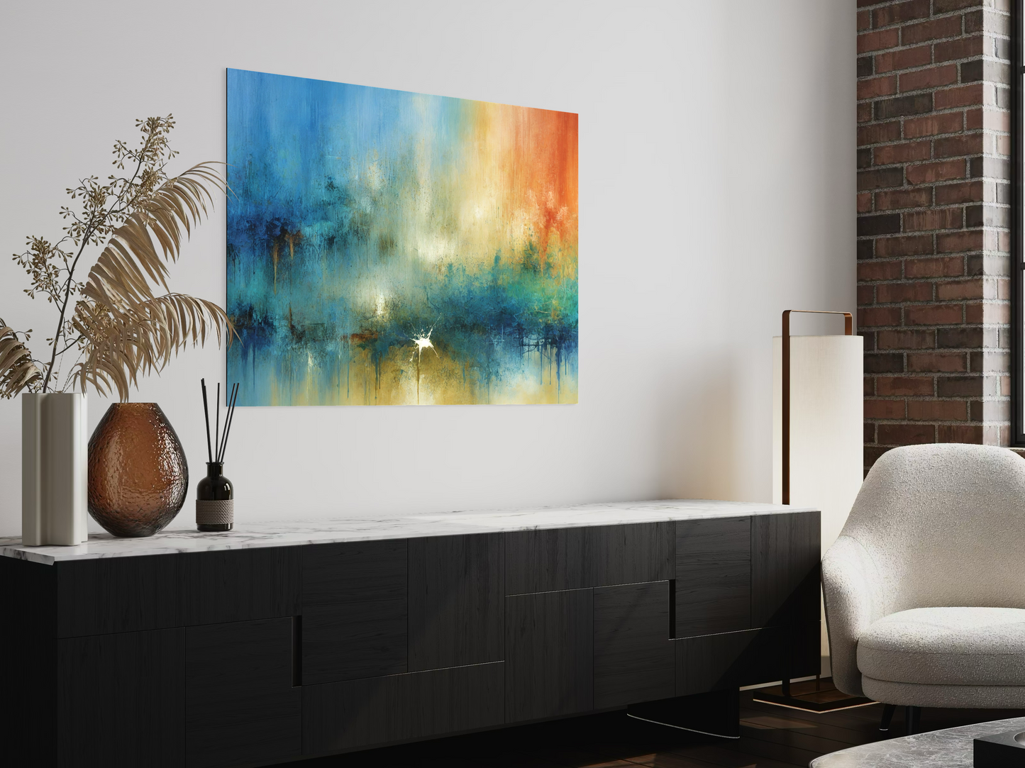 Mystic Maze Abstract Wall Art Living Room
