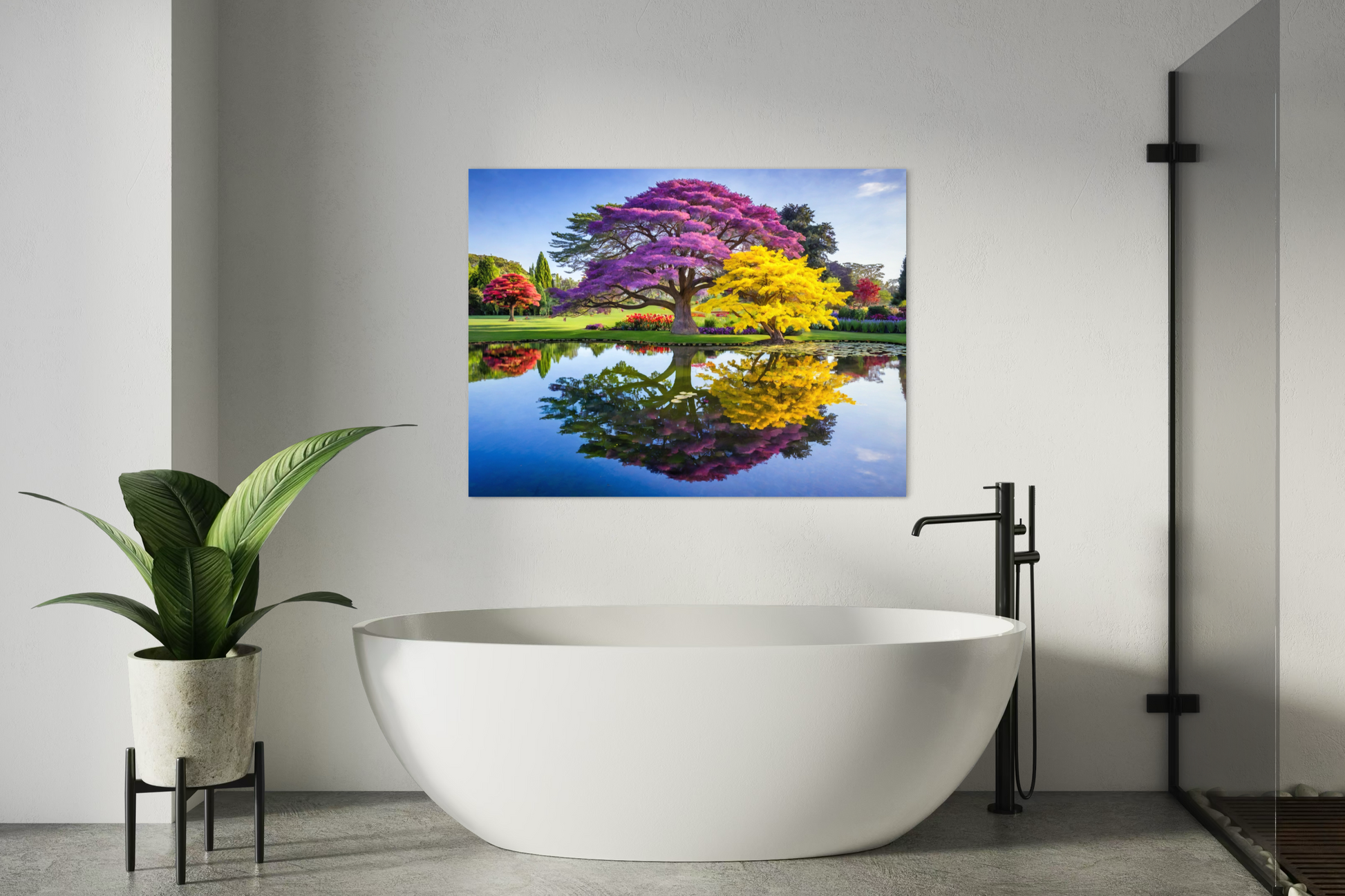 Mystical Reflections Bathroom Art