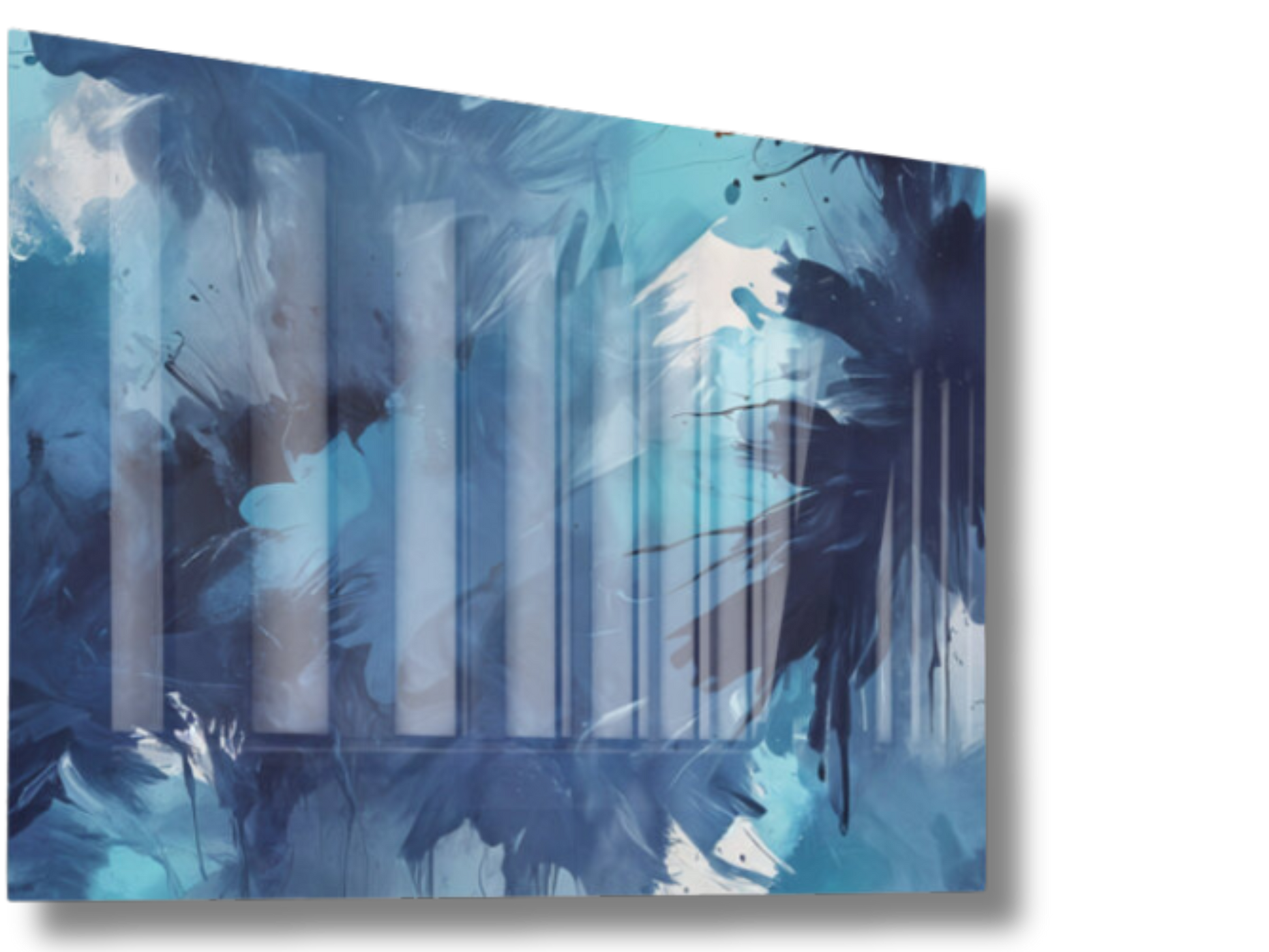 Prismatic Pulse Abstract Metal Wall Art