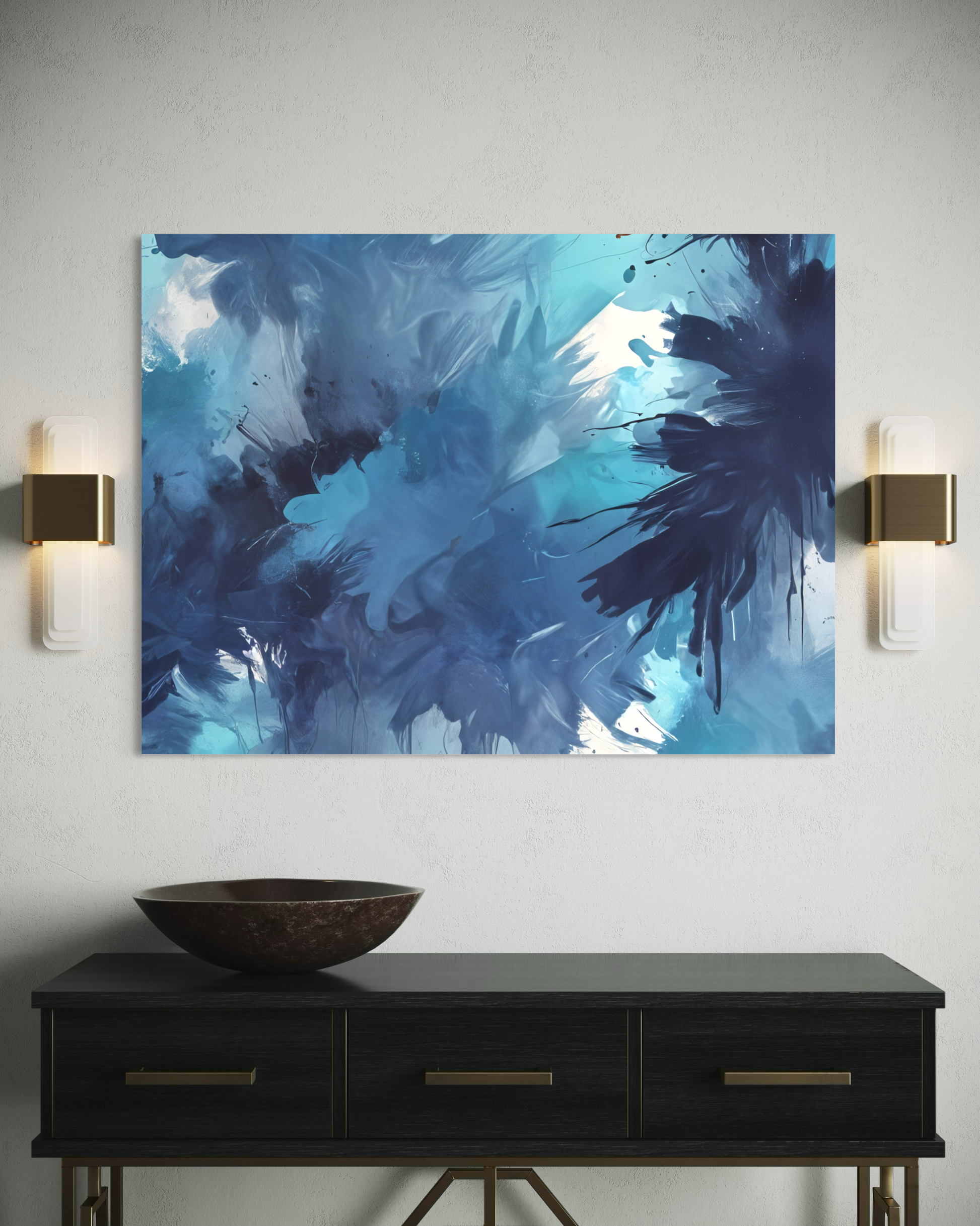 Prismatic Pulse Abstract Wall Artwork