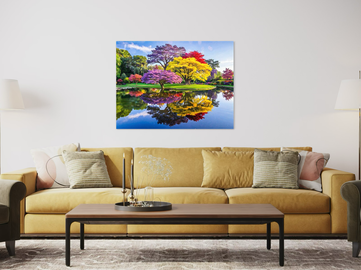 Radiant Echoes Living room Wall Art