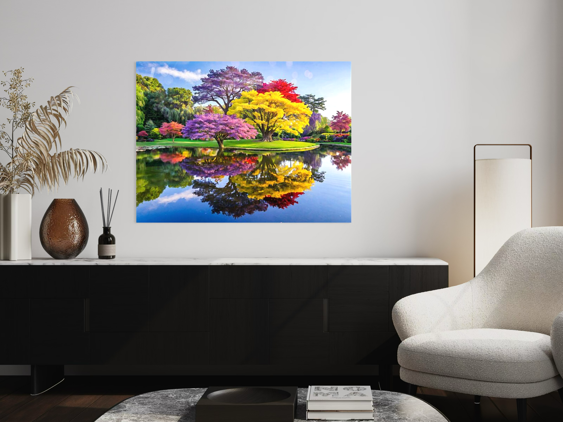 Radiant Echoes Metal Wall Art