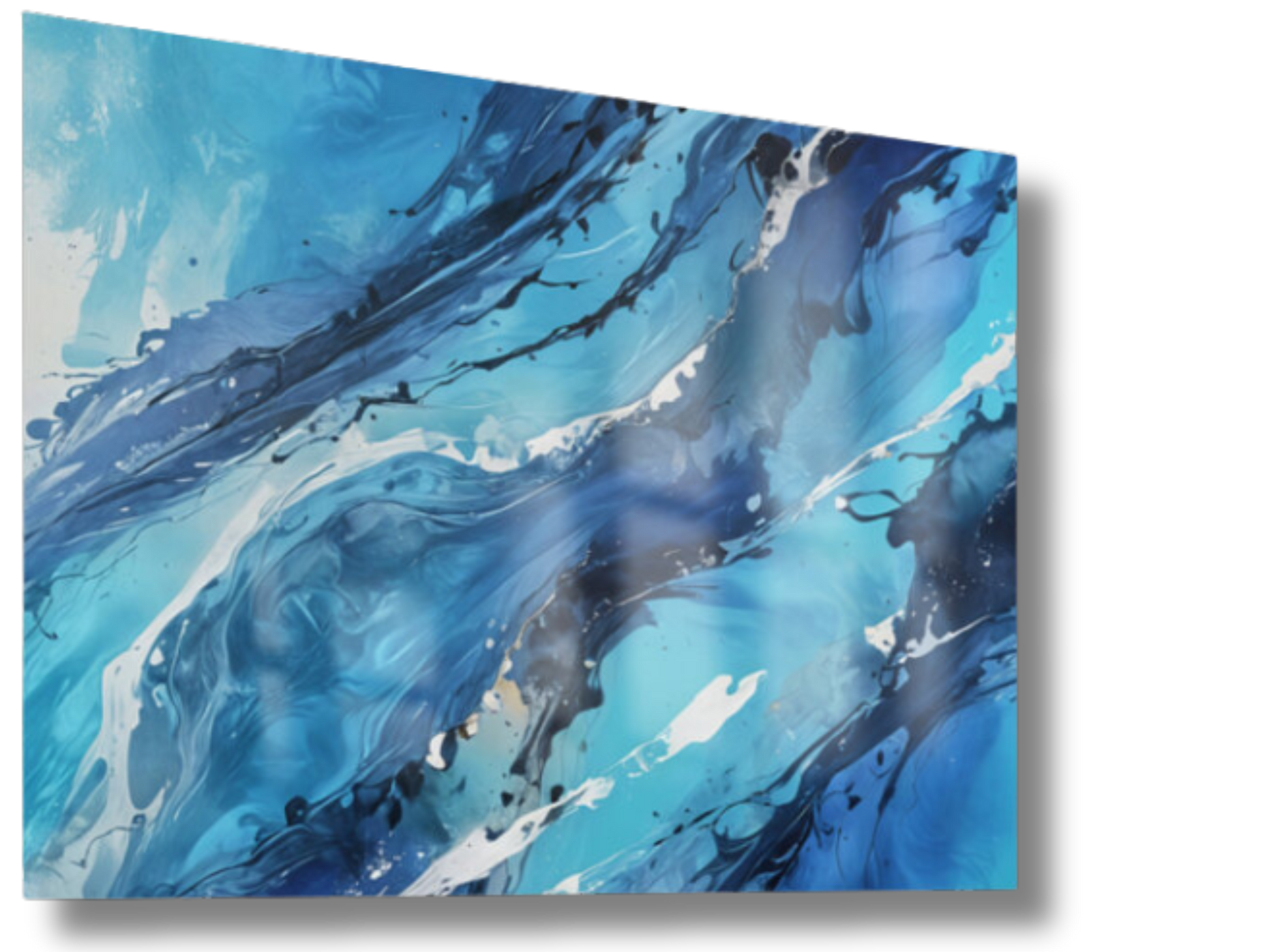 Serene Disarray Abstract Wall Art Print