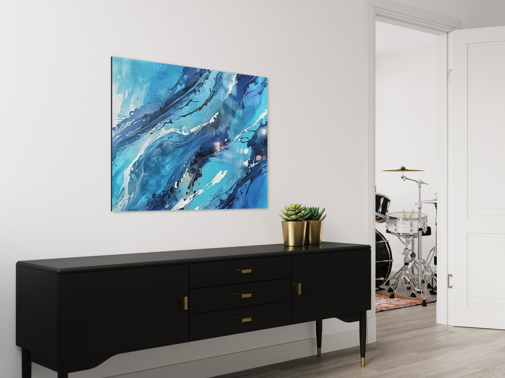Serene Disarray Abstract Wall Artwork