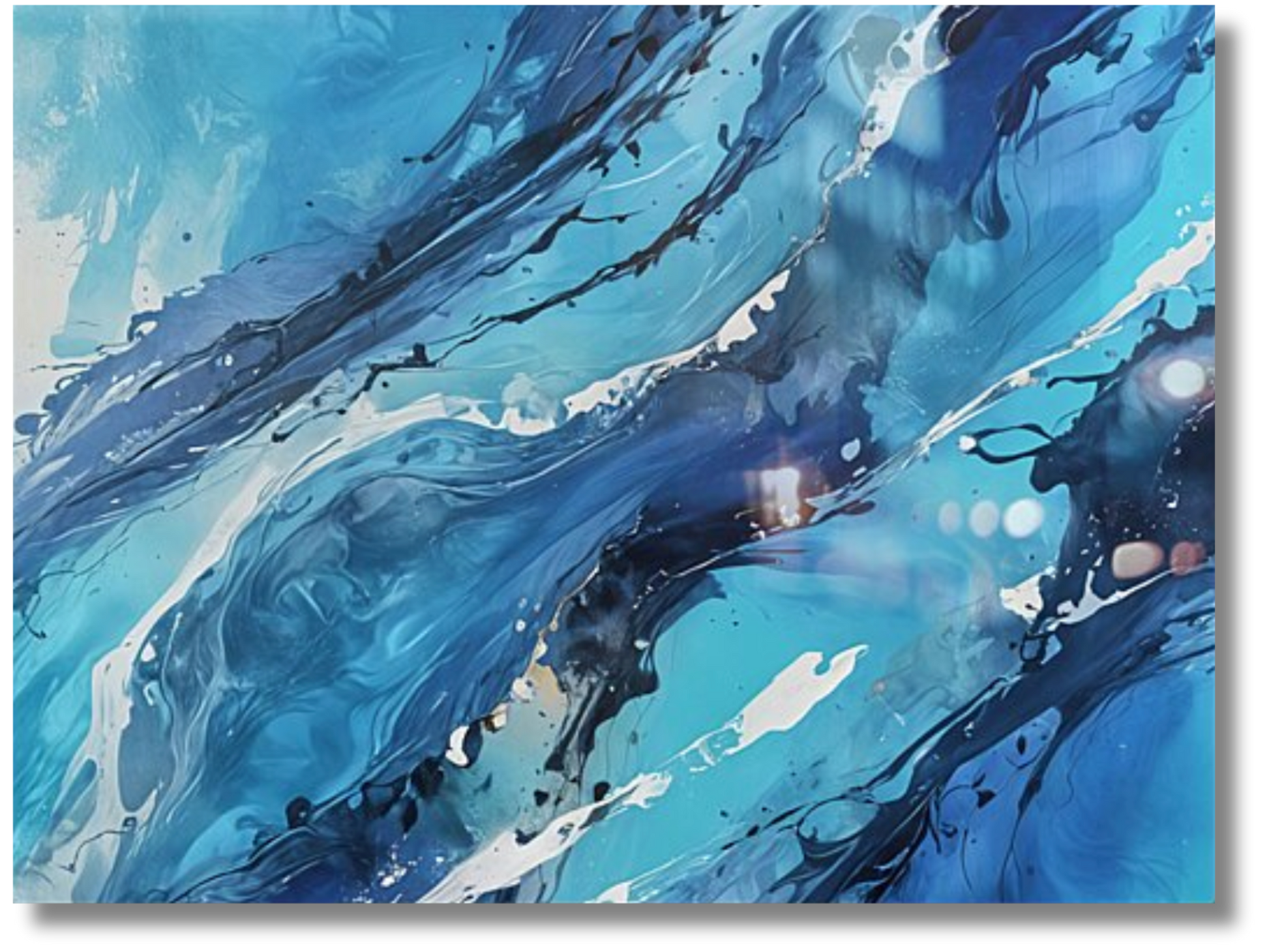Serene Disarray Abstract Wall Art