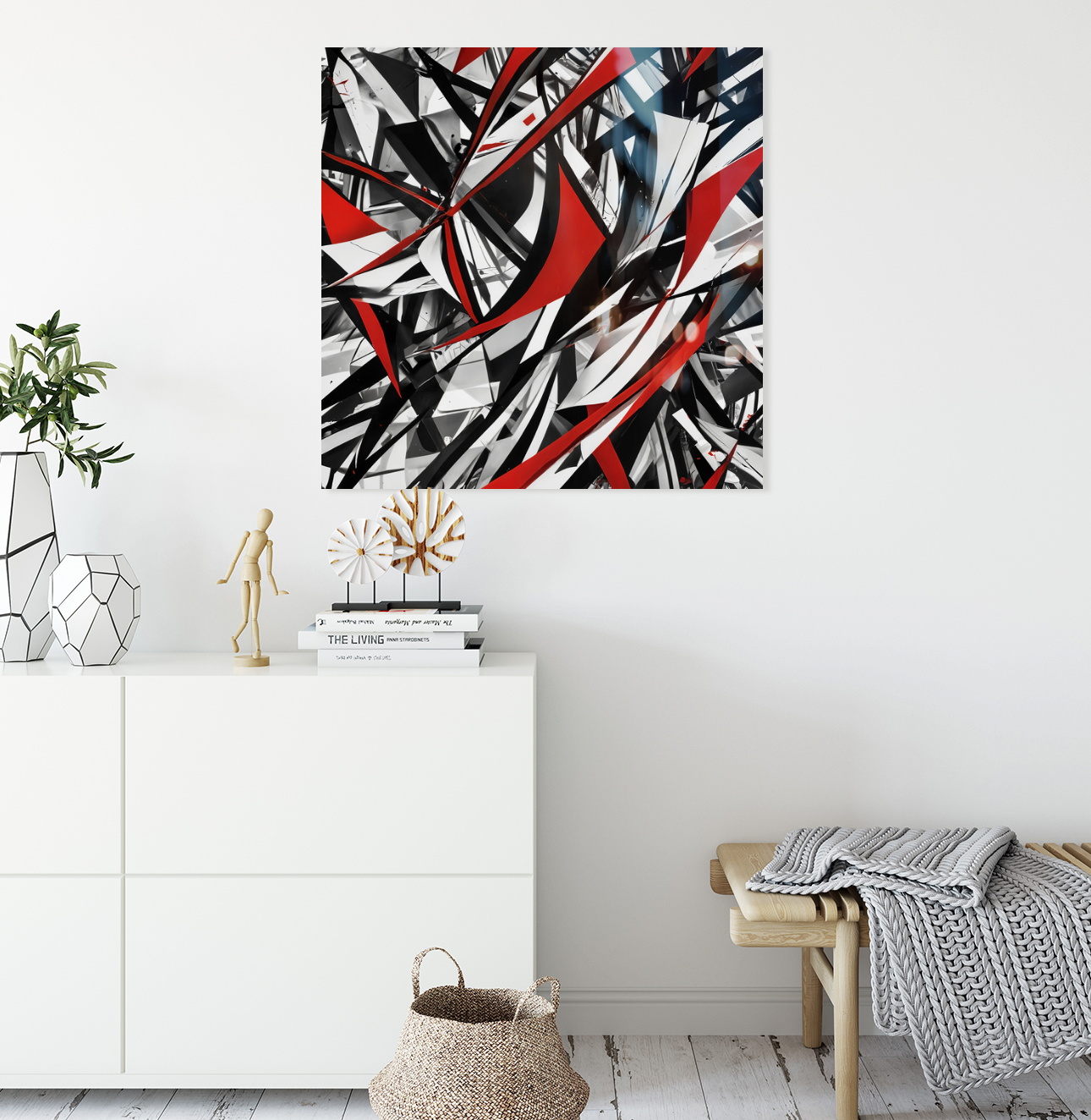 Shattered Dreams Abstract Hanging Wall Artwork