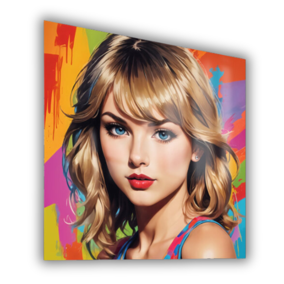 Taylor Swift Swiftie Pop Art Metal Print