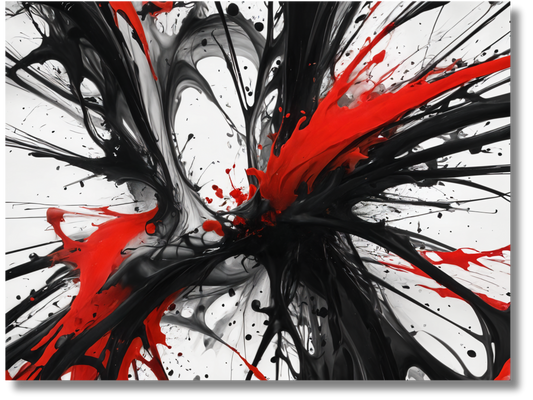 Temporal Dance Abstract Wall Art