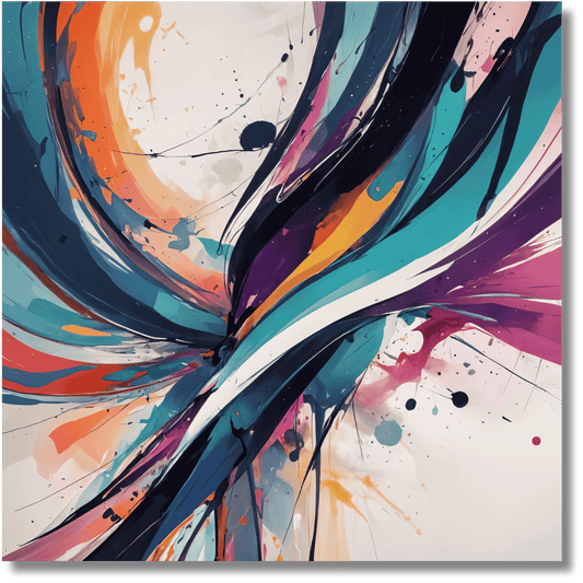 View details for Twisted Abstract - Metal Print Wall Art Twisted Abstract - Metal Print Wall Art