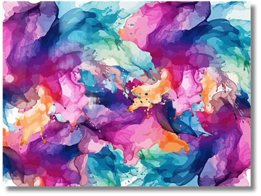 Vibrant Bliss Abstract Artwork